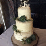 Wedding cake floral decorations supplied by Creative Floral Designs